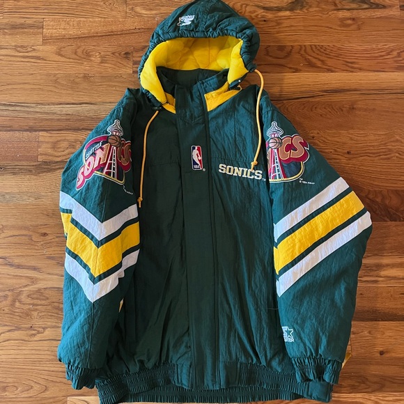 STARTER Other - Vintage Seattle SuperSonics Starter Hooded Jacket